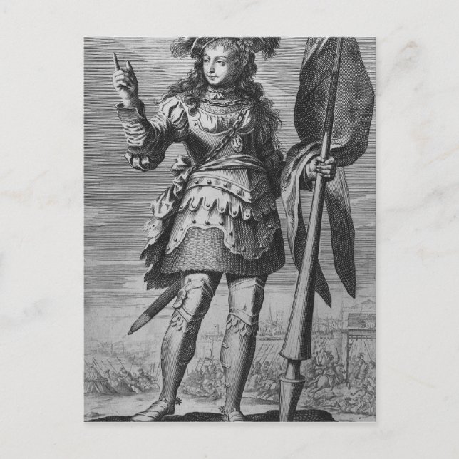 Joan of Arc  Before Orleans Postcard (Front)