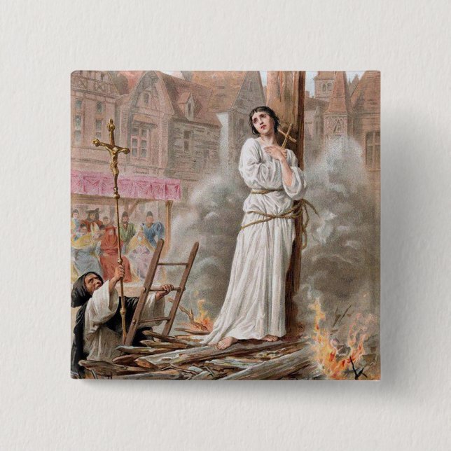 Joan of Arc button (Front)