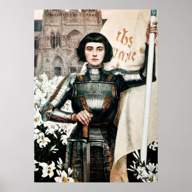 Joan of Arc by Albert Lynch Poster (Front)