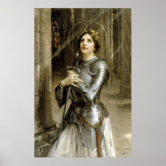 Joan of Arc By Charles-Amable Lenoir Poster