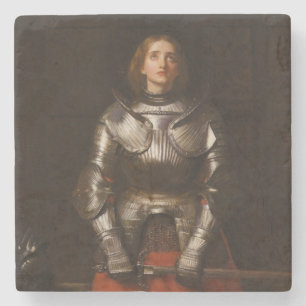Joan of Arc (by John Everett Millais) Stone Coaster