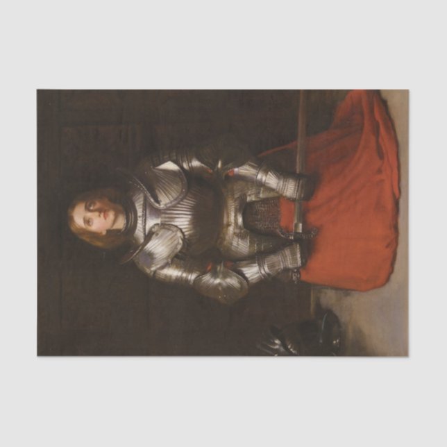 Joan of Arc (by John Everett Millais) Tissue Paper (Front)