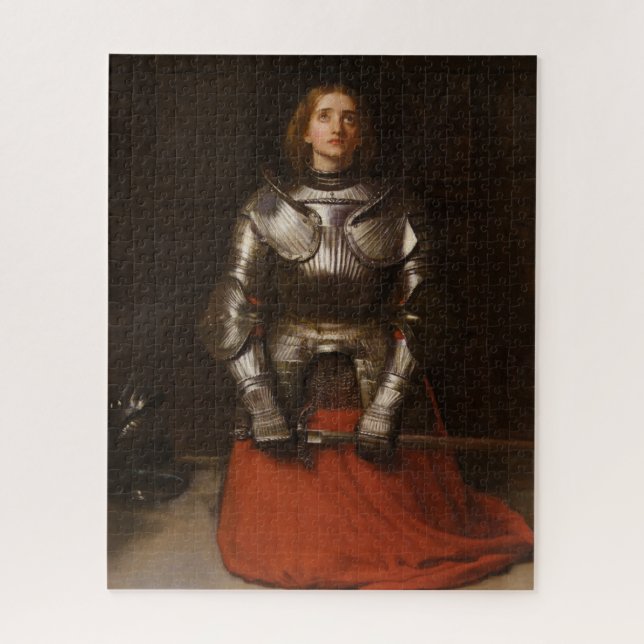 Joan of Arc c. 1865 by John Everett Millais Jigsaw Puzzle (Vertical)