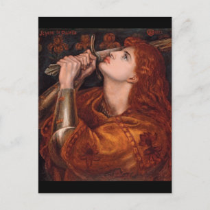Joan of Arc, c. 1882 by Dante Gabriel Rossetti Postcard