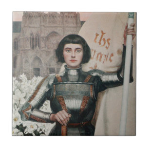 Joan of Arc Ceramic Tile