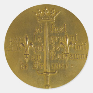 Joan of Arc Classic Round Sticker