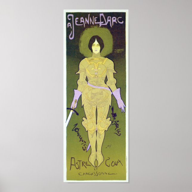 Joan of Arc Costumes Advertising Poster (Front)