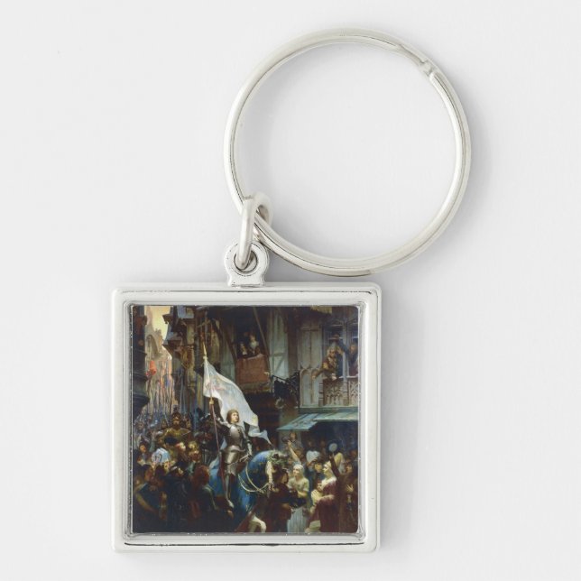 Joan of Arc enters Orléans Key Ring (Front)