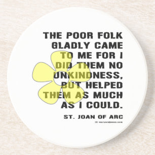 Joan of Arc Helped Poor Folk Coaster