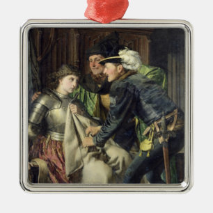 Joan of Arc  Insulted in Prison, 1866 Metal Ornament