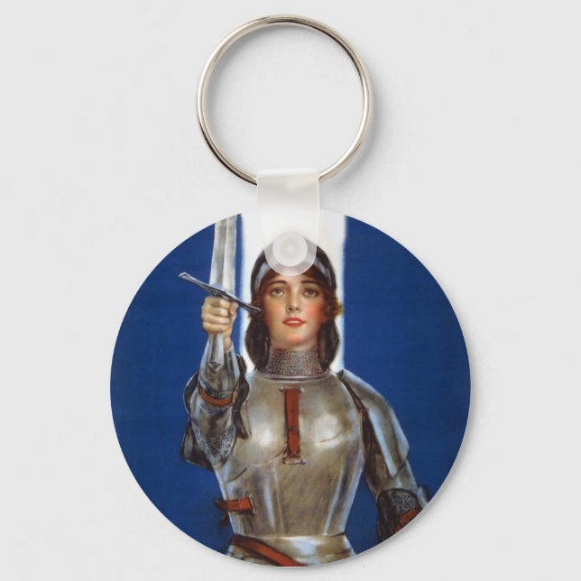 Joan of Arc Key Ring (Front)