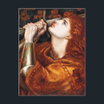 Joan of Arc painting by Dante Gabriel Rossetti  Postcard<br><div class="desc">Joan of Arc painting by Dante Gabriel Rossetti (1882)</div>