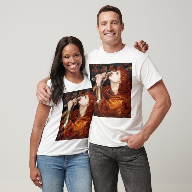 Joan of Arc painting by Dante Gabriel Rossetti  T-Shirt (Unisex)