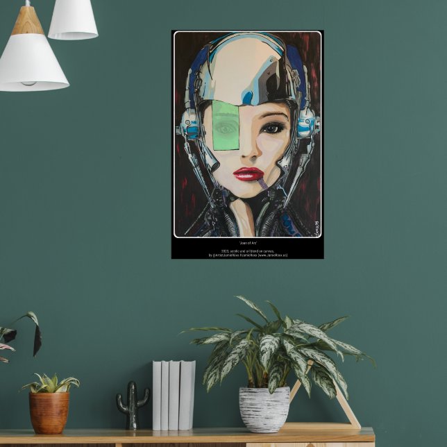 'Joan of Arc' Painting on a Poster (Living Room 1)