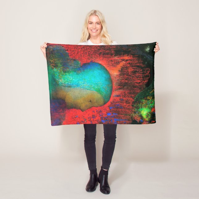 Joan of Arc, Redon Fleece Blanket (In Situ)