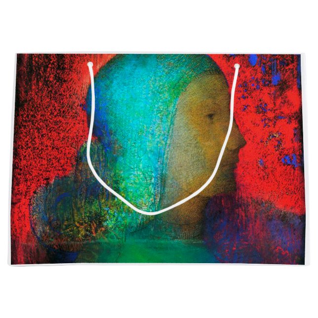 Joan of Arc, Redon Large Gift Bag (Front)