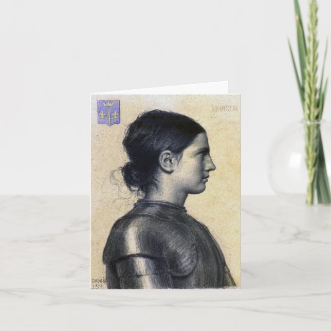 Joan of Arc  Thank You Card (Front)