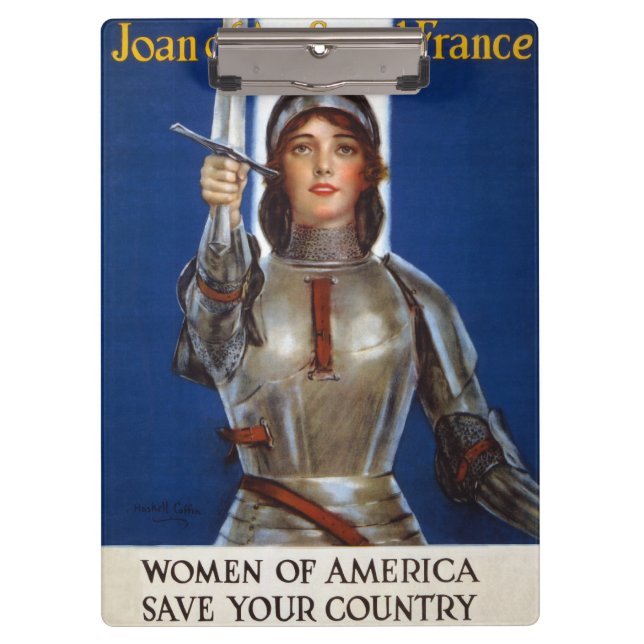 Joan of Arc: The Maid of Orleans, Knight Heroine Clipboard (Front)