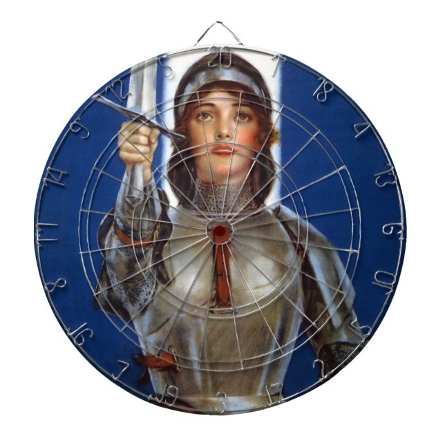 Joan of Arc: The Maid of Orleans, Knight Heroine Dartboard (Front)