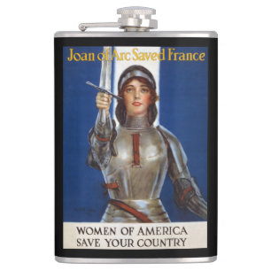 Joan of Arc: The Maid of Orleans, Knight Heroine Hip Flask