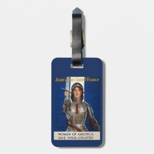 Joan of Arc: The Maid of Orleans, Knight Heroine Luggage Tag