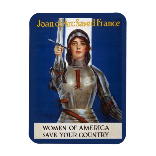 Joan of Arc: The Maid of Orleans, Knight Heroine Magnet (Vertical)