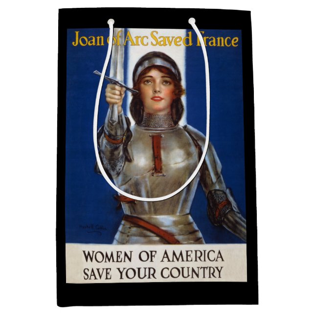 Joan of Arc: The Maid of Orleans, Knight Heroine Medium Gift Bag (Front)