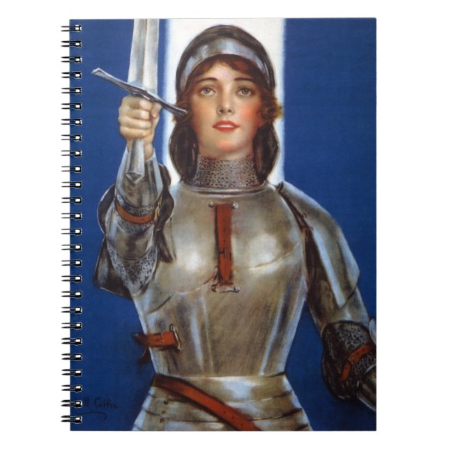 Joan of Arc: The Maid of Orleans, Knight Heroine Notebook (Front)