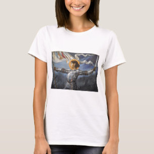 Joan of Arc with banner T-Shirt