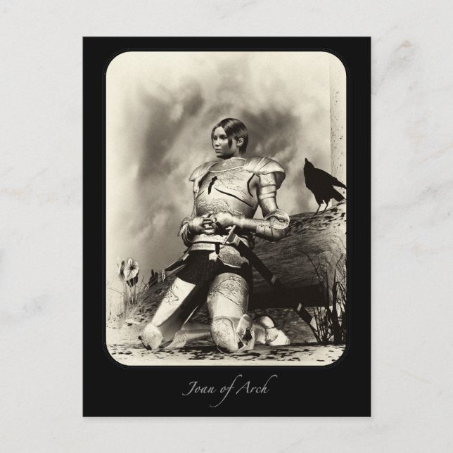 Joan Of Arch Postcard (Front)