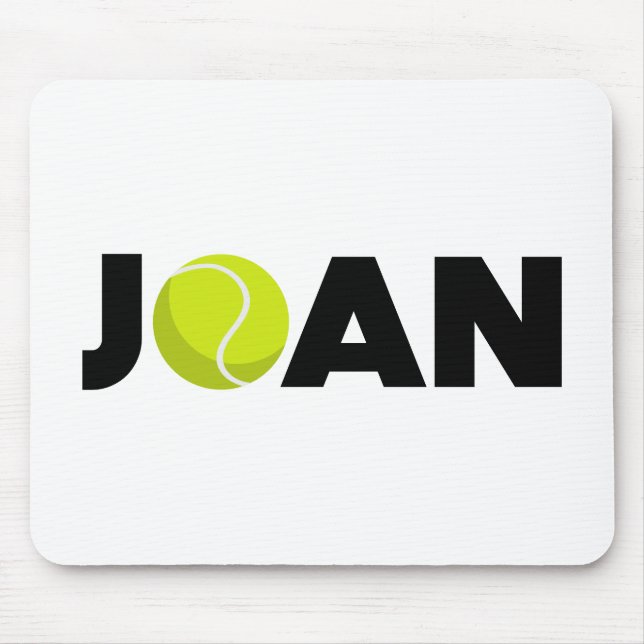 Joan Tennis Mouse Pad (Front)