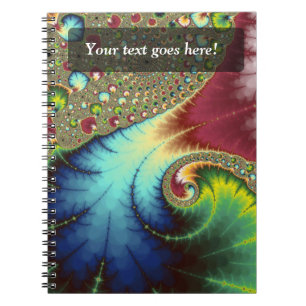 Joanie 50 Fractal Art Notebook
