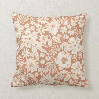 Joanie Terracotta Floral Pillow