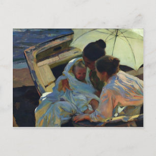 Joaquín Sorolla- After the Bath Postcard