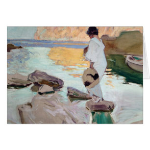 Joaquin Sorolla - Elena at Cala de San Vicente