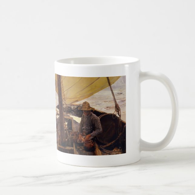 Joaquín Sorolla- Peeling Potatoes Coffee Mug (Right)