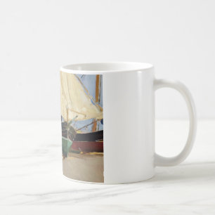Joaquin Sorolla - Pescadores. Barcas varadas Coffee Mug
