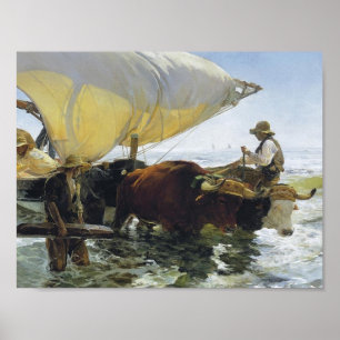 Joaquín Sorolla- Return from Fishing Poster