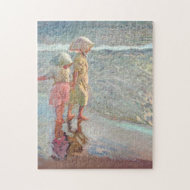 Joaquin Sorolla - The Three Sisters Jigsaw Puzzle (Vertical)