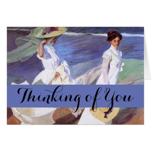 Joaquin Sorolla Women Walking Beach (Front Horizontal)