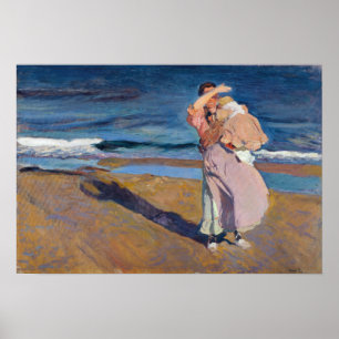 Joaquín Sorolla y Bastida Fisherwomen with Her Son Poster