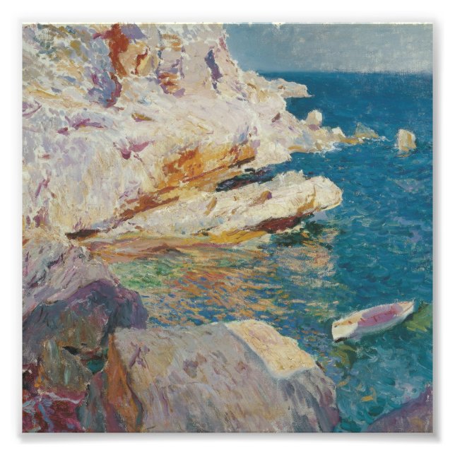 Joaquin Sorolla Y Bastida - Rocks At Javea. Photo Print (Front)