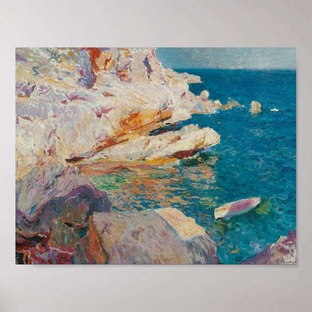 Joaquin Sorolla Y Bastida - Rocks At Javea. Poster (Front)