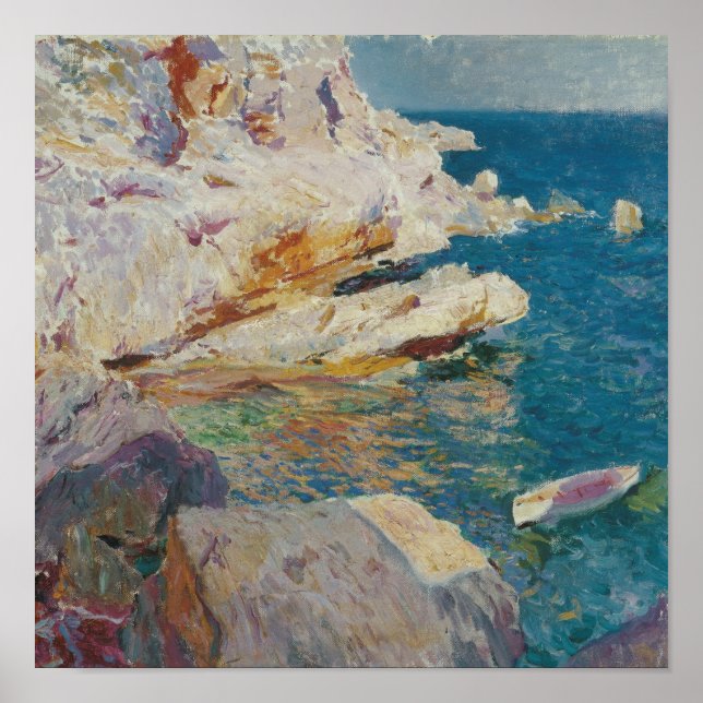 Joaquin Sorolla Y Bastida - Rocks At Javea. Poster (Front)