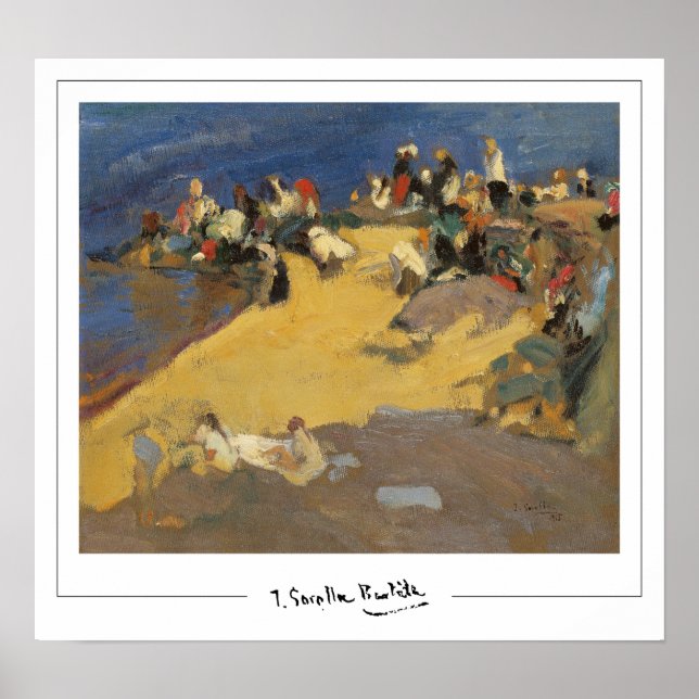 Joaquín Sorolla Zedign Art Poster #2 (Front)
