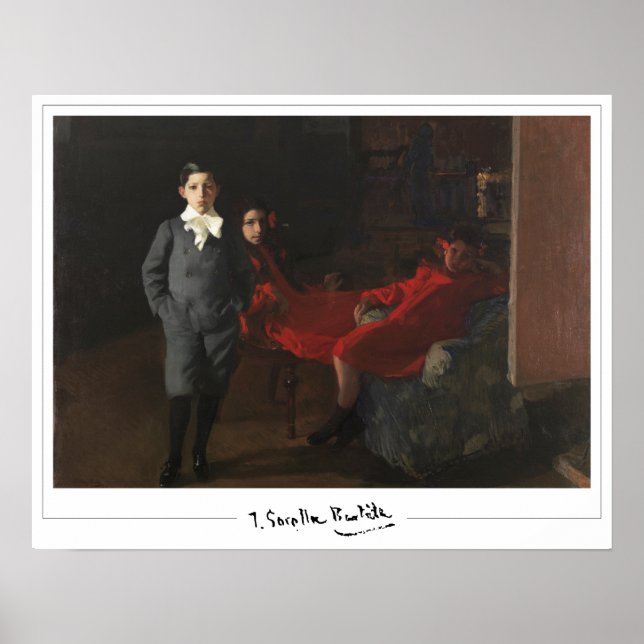 Joaquín Sorolla Zedign Art Poster #34 (Front)