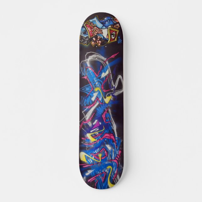 Joax & Eis graffiti wall Skateboard (Front)