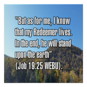 Job 19:25 WEBU Poster