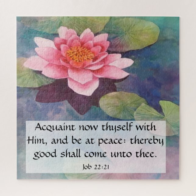 Job 22:21   jigsaw puzzle (Vertical)