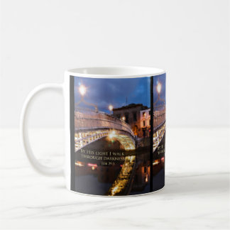 Job 29:3 By His light I walk through darkness Coffee Mug